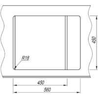Кухонная мойка ARFEKA Alexia 58 Silken White - Превью изображения №6 — Интернет-магазин santehboom.by