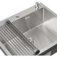 Кухонная мойка ARFEKA ECO AR мойка 600*500, роллер-мат, дозатор SATIN - Превью изображения №8 — Интернет-магазин santehboom.by
