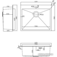 Кухонная мойка ARFEKA ECO AR мойка 600*500, роллер-мат, дозатор SATIN - Превью изображения №5 — Интернет-магазин santehboom.by
