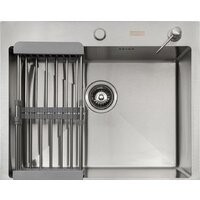 Кухонная мойка ARFEKA ECO AR мойка 600*500, коландер, дозатор SATIN - Превью изображения №3 — Интернет-магазин santehboom.by