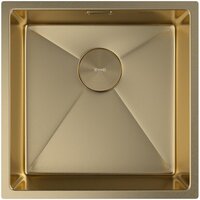 Кухонная мойка ZorG Zerox 44 U / IF PVD Gold - Превью изображения №3 — Интернет-магазин santehboom.by