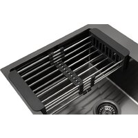 Кухонная мойка ARFEKA ECO AR мойка 600*500, коландер, дозатор BLACK - Превью изображения №6 — Интернет-магазин santehboom.by