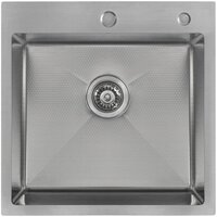 Кухонная мойка Diamond 500*500, коландер, дозатор SATIN DECOR - Превью изображения №2 — Интернет-магазин santehboom.by