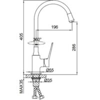 Смеситель FRAP F4462-9 - Превью изображения №2 — Интернет-магазин santehboom.by