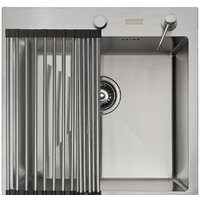 Кухонная мойка ARFEKA ECO AR мойка 500*500, роллер-мат, дозатор SATIN - Превью изображения №2 — Интернет-магазин santehboom.by