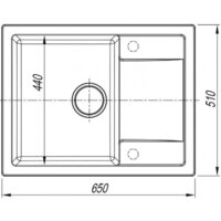 Кухонная мойка ARFEKA ZIA 65 Wet Graphite - Превью изображения №5 — Интернет-магазин santehboom.by
