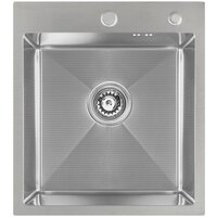 Кухонная мойка Diamond 450*500, коландер, дозатор SATIN DECOR - Превью изображения №3 — Интернет-магазин santehboom.by