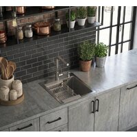Кухонная мойка Diamond 450*500, коландер, дозатор SATIN DECOR - Превью изображения №4 — Интернет-магазин santehboom.by