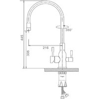 Смеситель Raglo R81.64.05 - Превью изображения №2 — Интернет-магазин santehboom.by