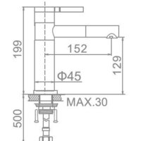 Смеситель Ledeme H52 L1152 - Превью изображения №2 — Интернет-магазин santehboom.by