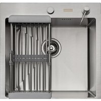 Кухонная мойка ARFEKA ECO AR мойка 500*500, коландер, дозатор SATIN - Превью изображения №3 — Интернет-магазин santehboom.by