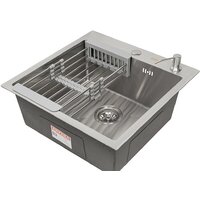 ARFEKA ECO AR мойка 500*500, коландер, дозатор SATIN