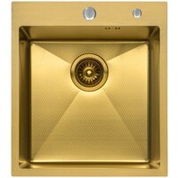 Кухонная мойка Diamond 450*500, коландер, дозатор GOLD DECOR - Превью изображения №3 — Интернет-магазин santehboom.by