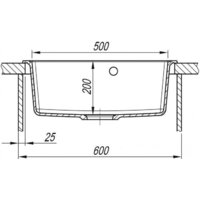 Кухонная мойка ARFEKA Dalago 57 Warm Beige - Превью изображения №6 — Интернет-магазин santehboom.by