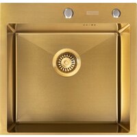 Кухонная мойка ARFEKA ECO AR мойка 500*500, коландер, дозатор GOLD - Превью изображения №4 — Интернет-магазин santehboom.by