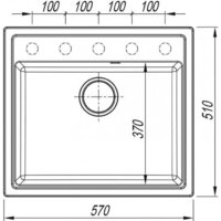 Кухонная мойка ARFEKA Dalago 57 Wet Graphite - Превью изображения №7 — Интернет-магазин santehboom.by