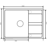 Кухонная мойка ZorG Apollo 65 (черный оникс) - Превью изображения №4 — Интернет-магазин santehboom.by
