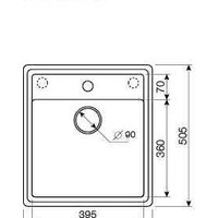 Кухонная мойка ZorG Como 46 (черный оникс) - Превью изображения №4 — Интернет-магазин santehboom.by
