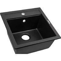 Кухонная мойка ZorG Como 46 (черный оникс) - Превью изображения №2 — Интернет-магазин santehboom.by