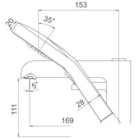 Смеситель Gappo G1103-6 - Превью изображения №2 — Интернет-магазин santehboom.by