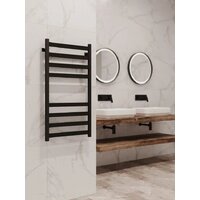 Полотенцесушитель Stinox Verona 50x100 ver100ral9005 (черный матовый) - Превью изображения №2 — Интернет-магазин santehboom.by