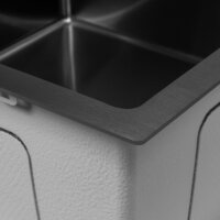 Кухонная мойка ARFEKA ECO AR 550*450 BLACK PVD NANO - Превью изображения №7 — Интернет-магазин santehboom.by