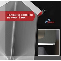 Кухонная мойка Avina HM6548 S PVD (графит) - Превью изображения №14 — Интернет-магазин santehboom.by