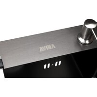 Кухонная мойка Avina HM6548 S PVD (графит) - Превью изображения №6 — Интернет-магазин santehboom.by