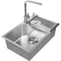 Кухонная мойка Avina HM6548 S (нержавеющая сталь) - Превью изображения №4 — Интернет-магазин santehboom.by