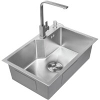 Кухонная мойка Avina HM6548 S (нержавеющая сталь) - Превью изображения №3 — Интернет-магазин santehboom.by