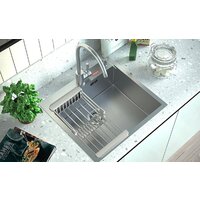 Кухонная мойка ARFEKA Eco AR 500*500 Satin - Превью изображения №6 — Интернет-магазин santehboom.by