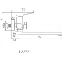 Смеситель Ledeme L2275 - Превью изображения №2 — Интернет-магазин santehboom.by