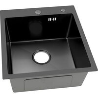 Кухонная мойка ARFEKA ECO AR 450*500 BLACK PVD NANO - Превью изображения №3 — Интернет-магазин santehboom.by