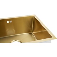 Кухонная мойка ARFEKA ECO AR 450*450 GOLD PVD NANO - Превью изображения №4 — Интернет-магазин santehboom.by