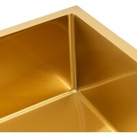 Кухонная мойка ARFEKA ECO AR 450*450 GOLD PVD NANO - Превью изображения №6 — Интернет-магазин santehboom.by