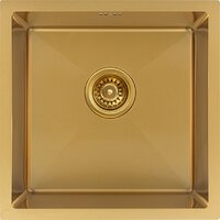 Кухонная мойка ARFEKA ECO AR 450*450 GOLD PVD NANO - Превью изображения №2 — Интернет-магазин santehboom.by