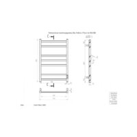 Полотенцесушитель Двин U plaza neo 80/50 (полированный) - Превью изображения №6 — Интернет-магазин santehboom.by