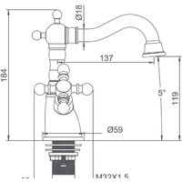 Смеситель Gappo G1389-4 - Превью изображения №2 — Интернет-магазин santehboom.by