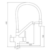Смеситель Gappo G4398-89 - Превью изображения №2 — Интернет-магазин santehboom.by