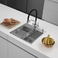 ARFEKA ECO AR мойка 500*500, коландер, дозатор SATIN DECOR