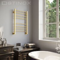 Полотенцесушитель Stinox Classic 50x80 cl80zs (золото сатин) - Превью изображения №2 — Интернет-магазин santehboom.by