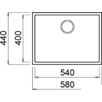 Кухонная мойка Elleci Quadra 110 Undermount White K96 - Превью изображения №2 — Интернет-магазин santehboom.by