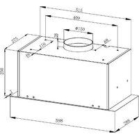 Кухонная вытяжка ZorG Bona 1260 60 M (белый) - Превью изображения №2 — Интернет-магазин santehboom.by