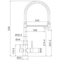 Смеситель Gappo G4399-5 - Превью изображения №2 — Интернет-магазин santehboom.by