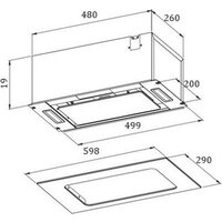 Кухонная вытяжка ZorG Asta 1060 60 M (белый) - Превью изображения №3 — Интернет-магазин santehboom.by