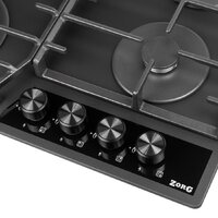 Варочная панель ZorG HAG63 FDW black matte - Превью изображения №3 — Интернет-магазин santehboom.by