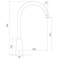 Смеситель Gappo G4003-8 - Превью изображения №2 — Интернет-магазин santehboom.by