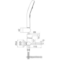 Смеситель Gappo G3203-8 - Превью изображения №2 — Интернет-магазин santehboom.by