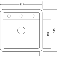 Кухонная мойка ZorG Como 51 (черный опал) - Превью изображения №2 — Интернет-магазин santehboom.by