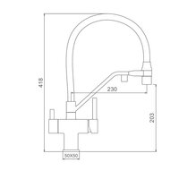 Смеситель  Gappo G4395-69 - Превью изображения №11 — Интернет-магазин santehboom.by